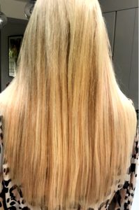 18 Inch Tape hair extensions After Image