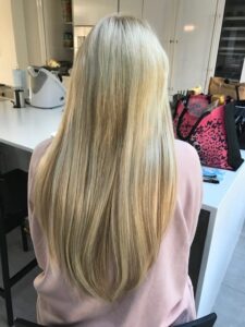 18” Tape hair extensions 2 colours using Russian virgin hair image