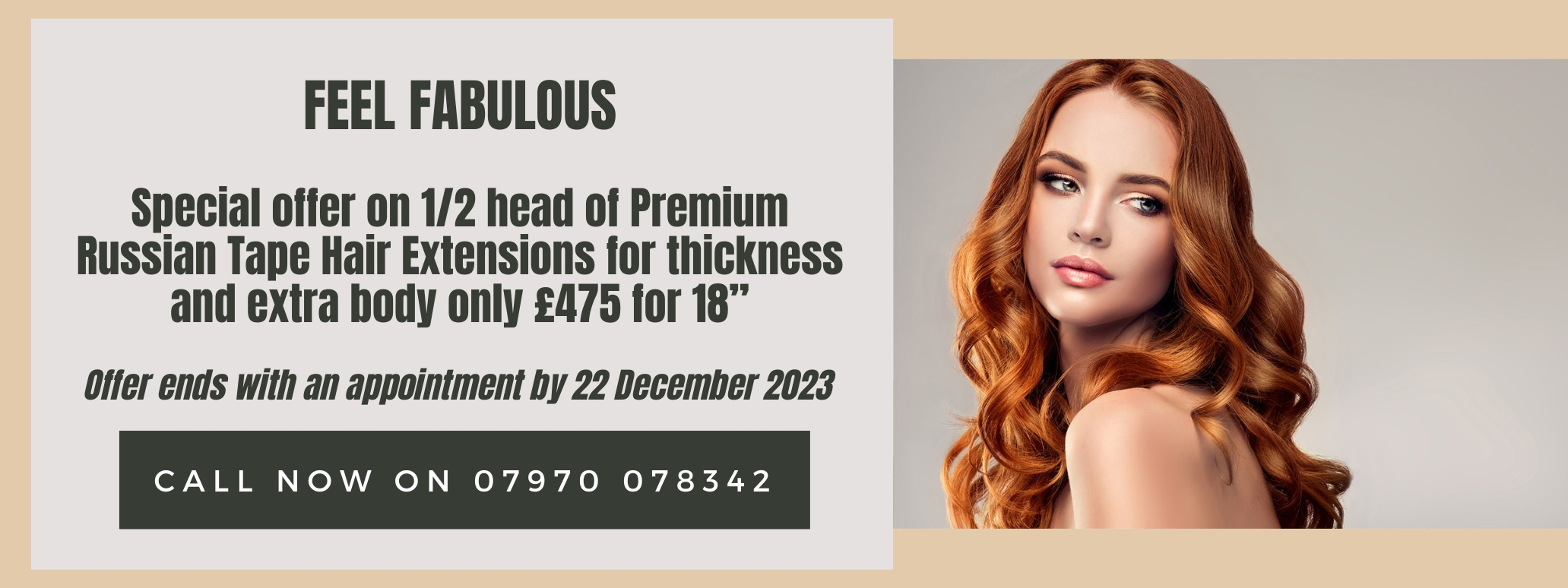 Celeb Hair Extensions special offer for half head of premium russian tape hair extensions