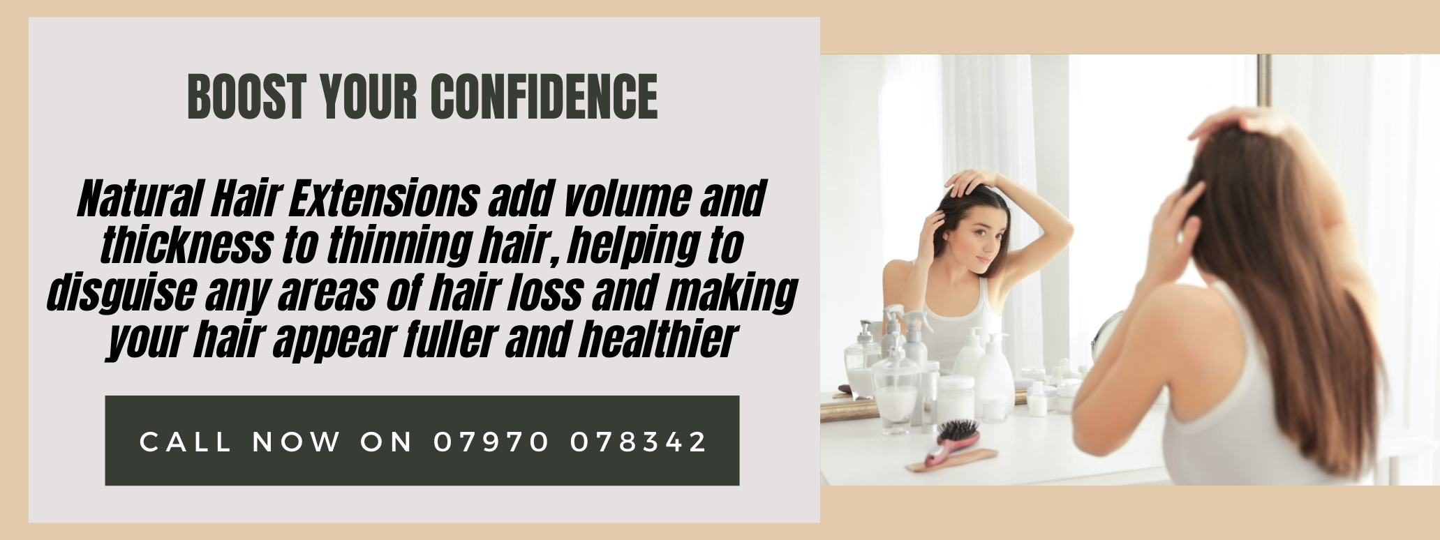 boost your confidence hair banner